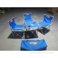 Space saving folding table and chairs